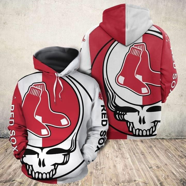 Mlb- Boston Red Sox 3d Hoodie Style 09