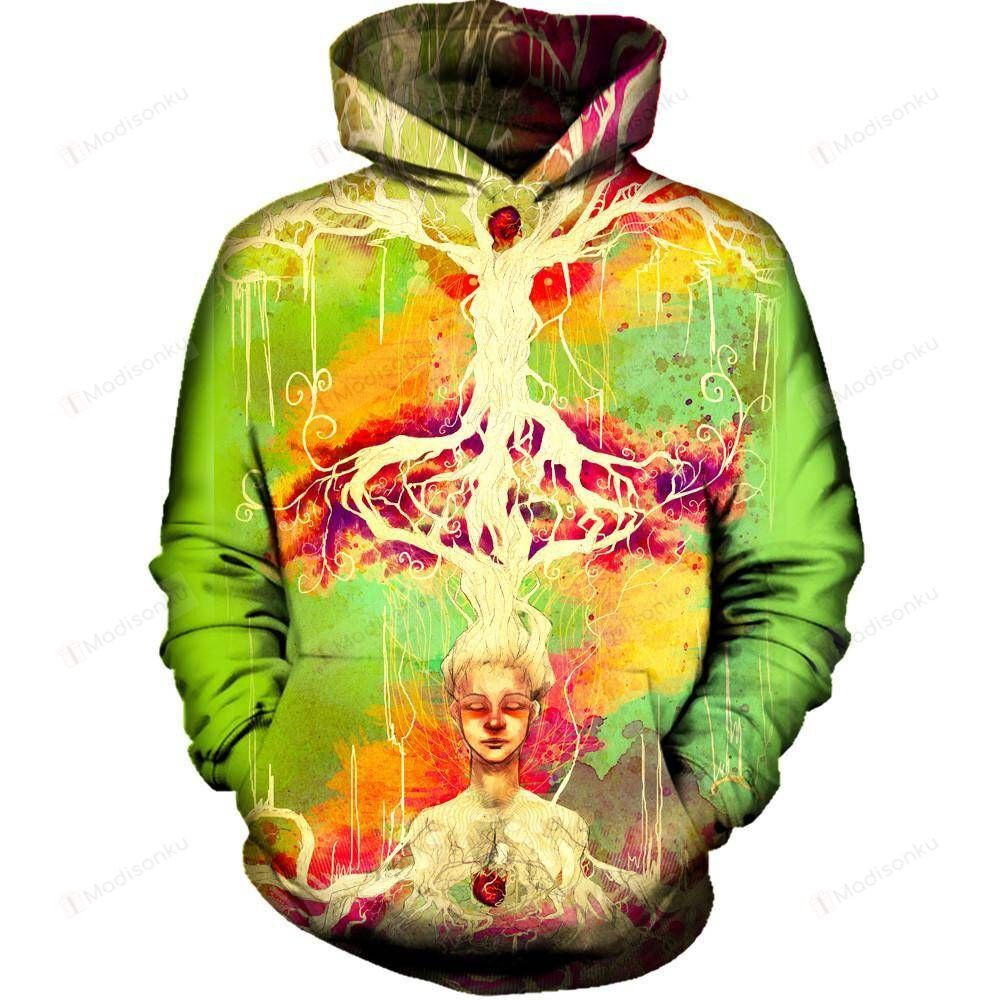 Unity Of Life 3D All Over Printed Hoodie, Zip- Up Hoodie