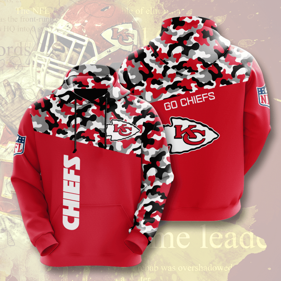 Kansas City Chiefs 3D All Over Print Hoodie, Zip-up Hoodie