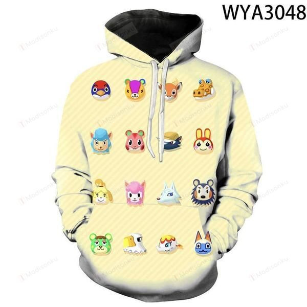 Animal Crossing 3D All Over Print Hoodie, Zip-up Hoodie