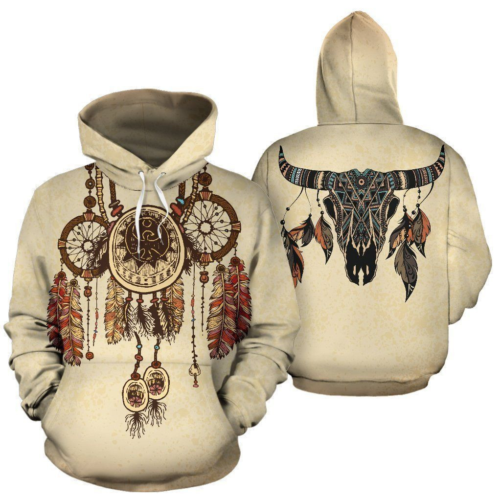 Native American Shield All Over Hoodie BT16