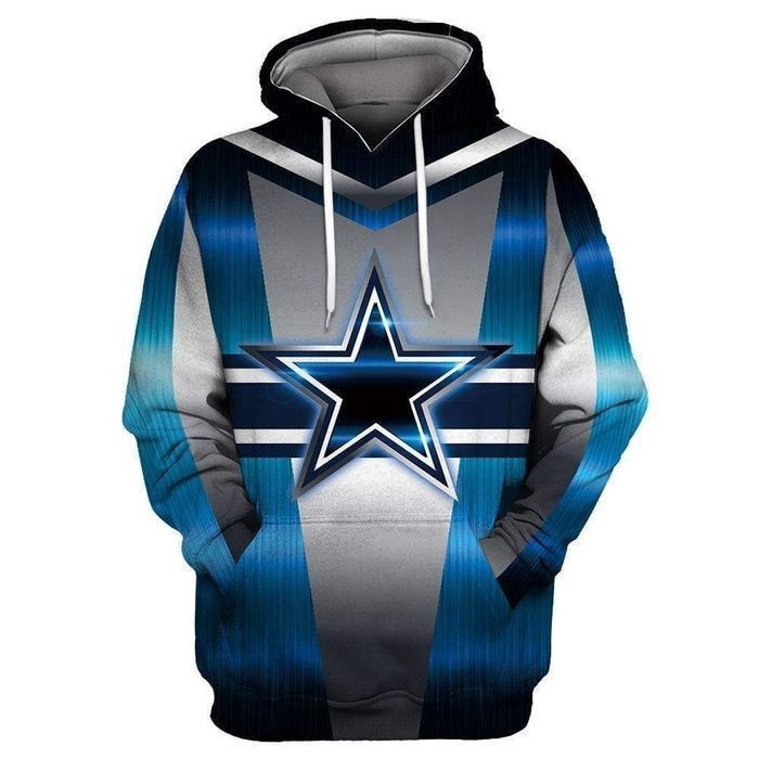 Dallas Cowboys Football Hoodie 3D Printed Hooded Pocket Pullover