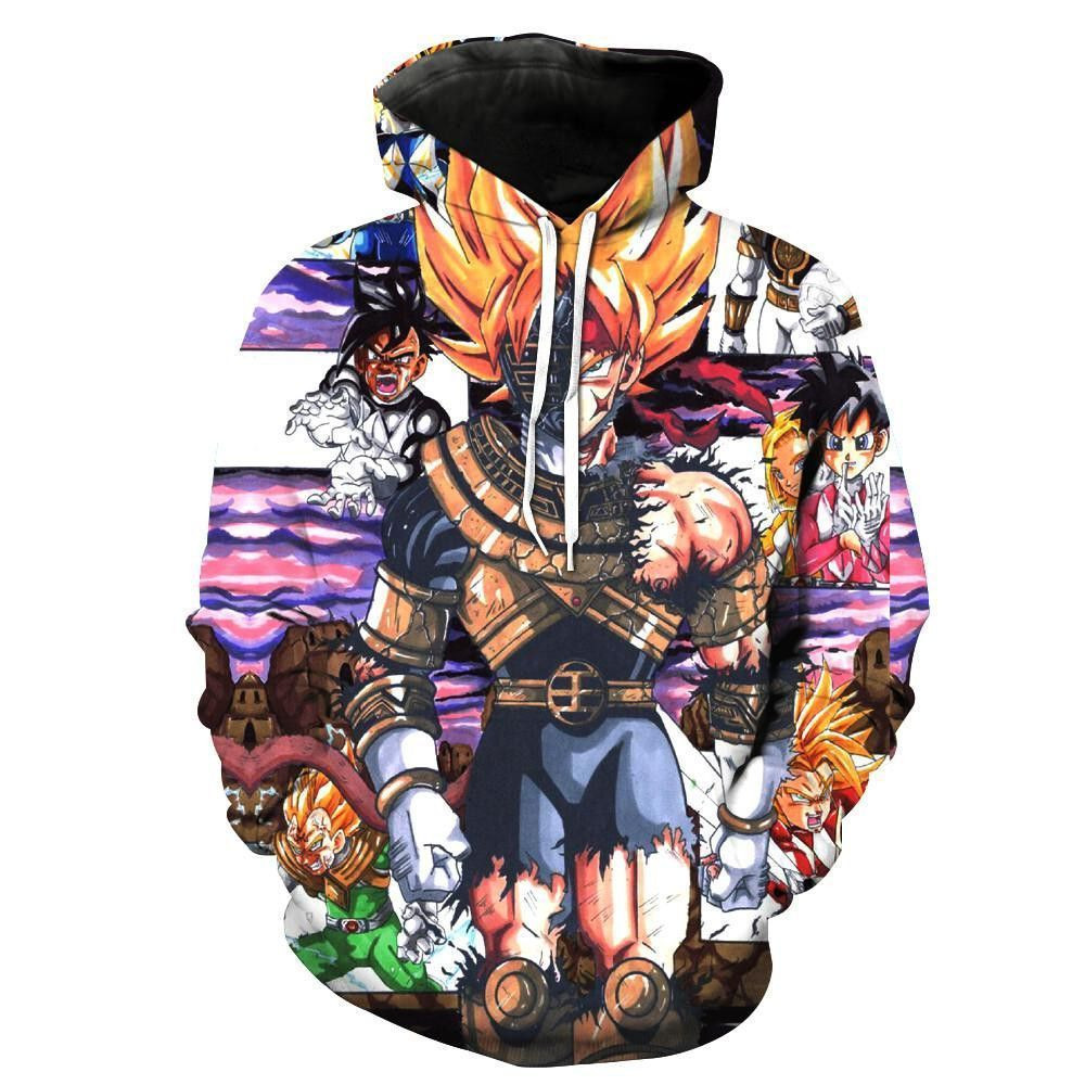 Dragon Rangers Z Dragon Ball Z Power Rangers Pullover And Zippered Hoodies Custom 3D Graphic Printed 3D Hoodie