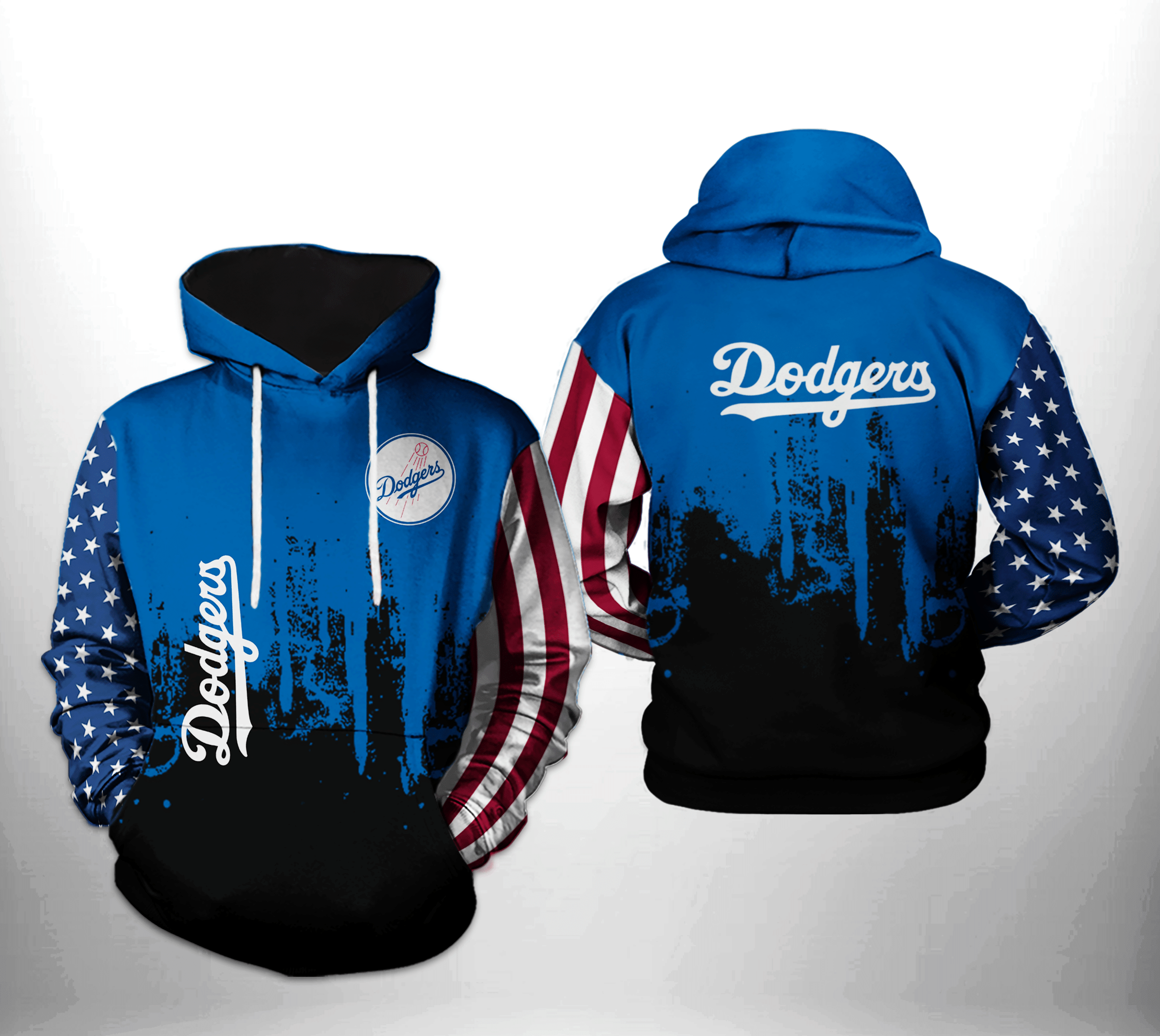 Mlb- Los Angeles Dodgers 3d Hoodie