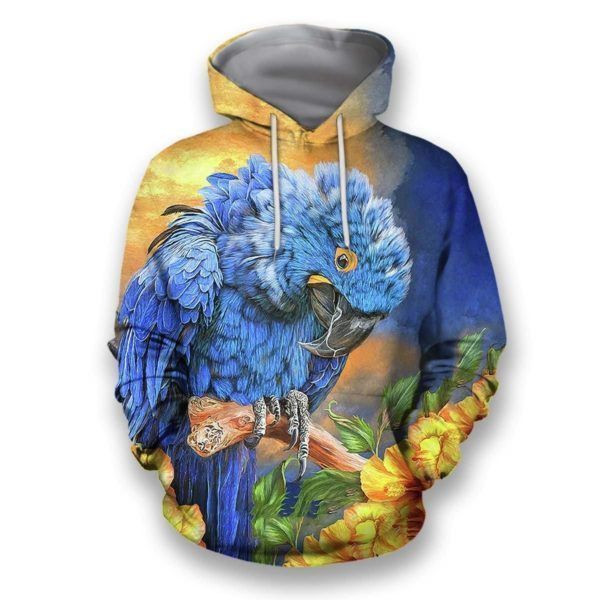 Parrot Unisex 3D Hoodie All Over Print OYICO