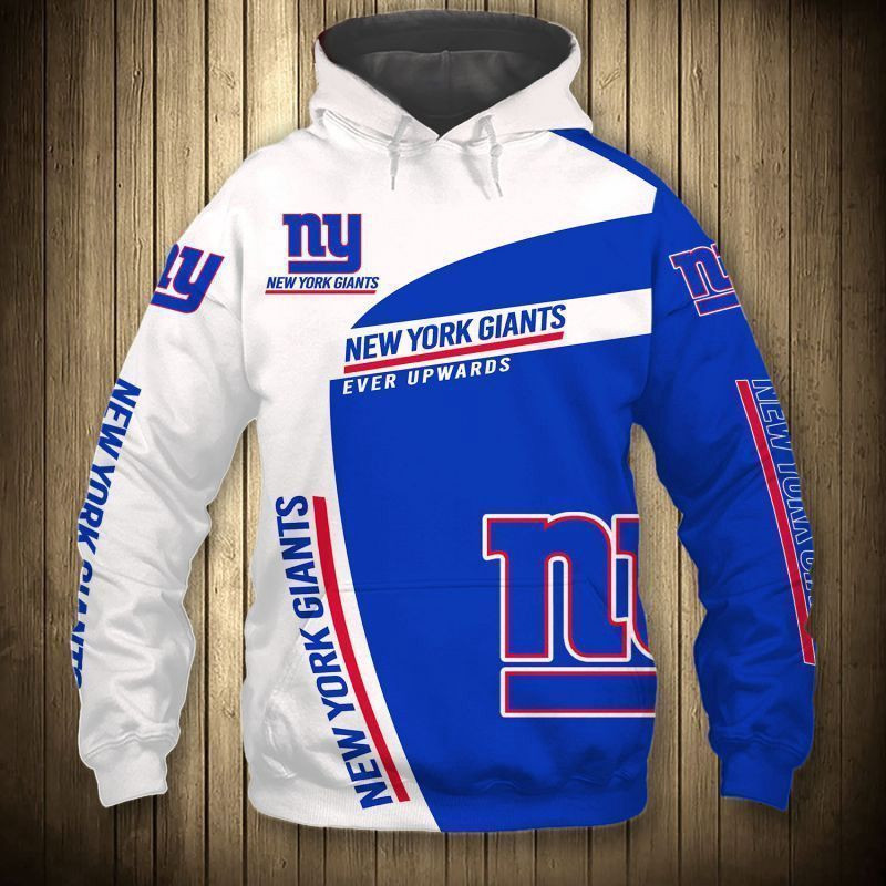 NFL New York Giants Ever Upwards And 3D Hoodie Sweatshirt