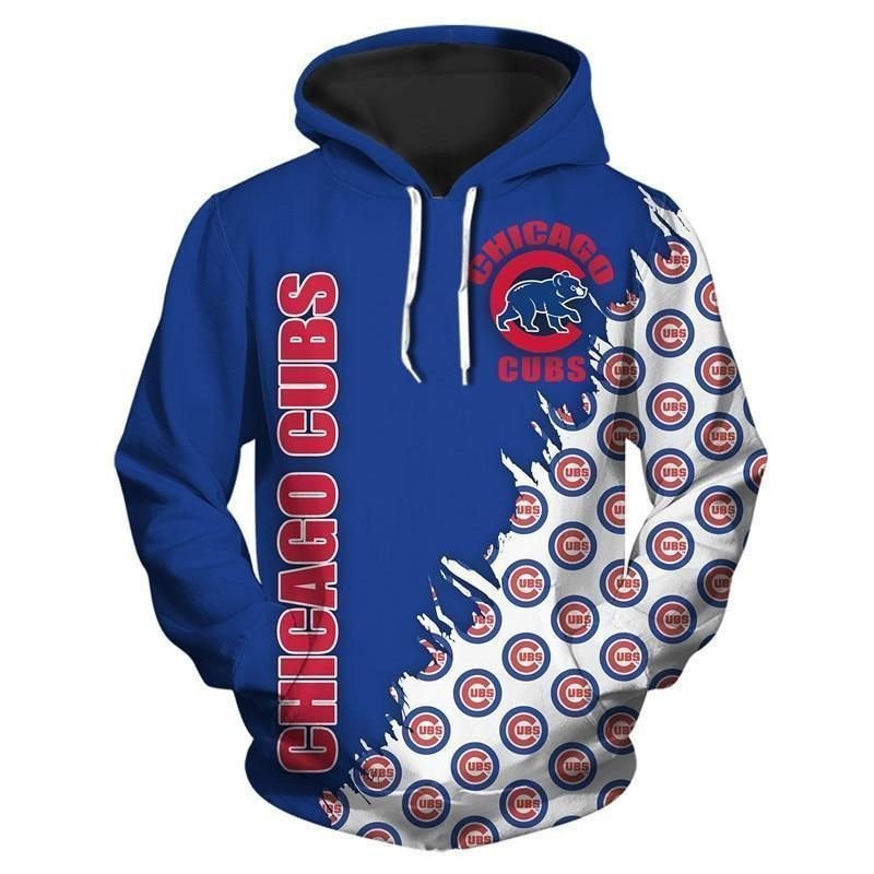 Mlb- Chicago Cubs 3d Hoodie Style 07