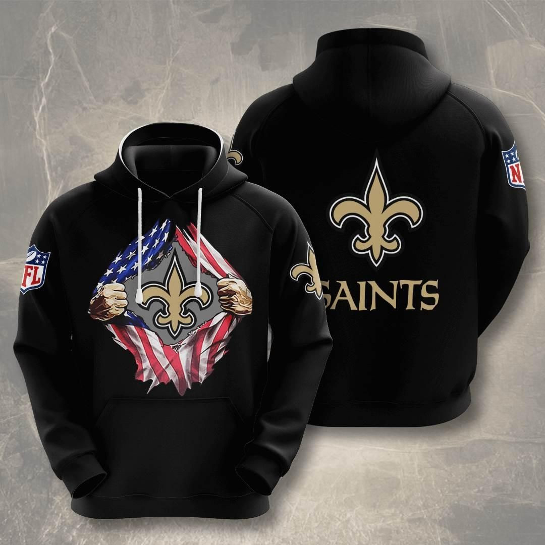 Sports American Football Nfl New Orleans Saints 3D All Over Print Hoodie, Zip-up Hoodie