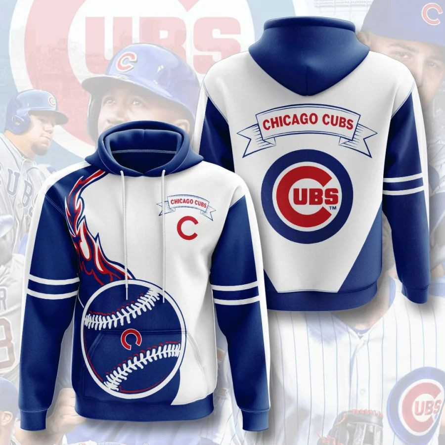 Mlb- Chicago Cubs 3d Hoodie Style 05