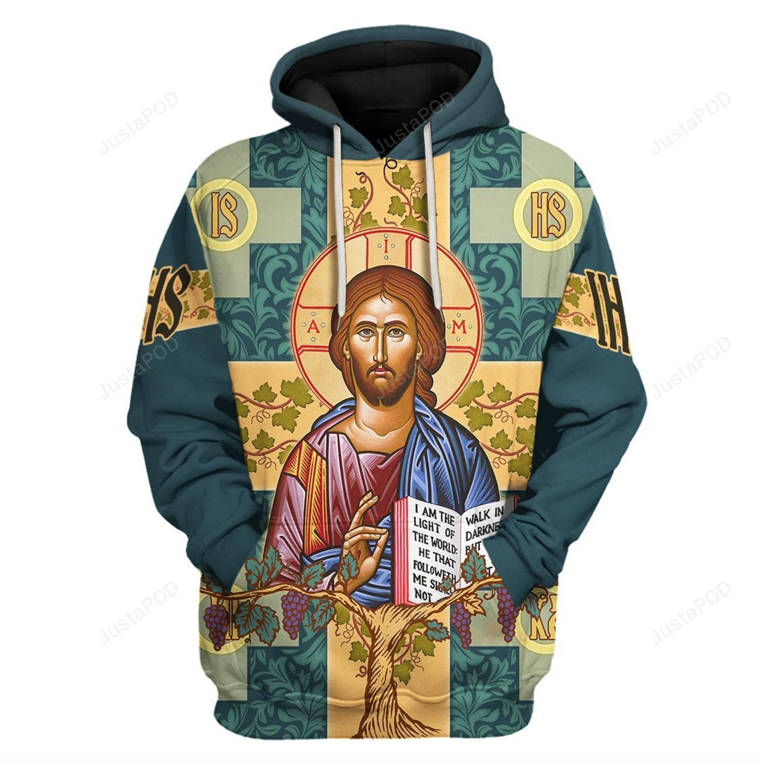 Jesus Greek Orthodoxy 3D All Print Hoodie, Zip- Up Hoodie