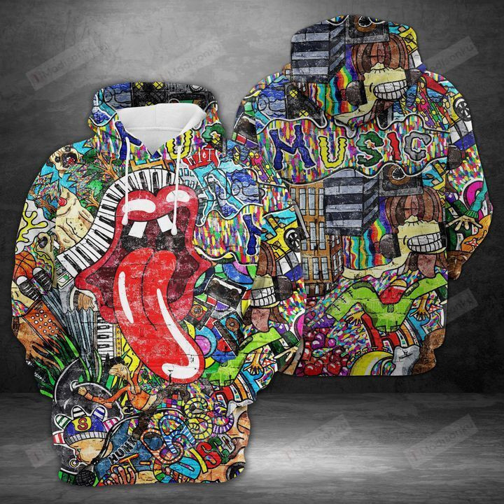 Amazing Graffiti 3D All Over Print Hoodie, Zip-up Hoodie