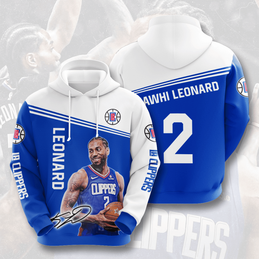 Los Angeles Clippers Kawhi Leonard 3D Hoodie Sweatshirt For Fans Men Women All Over Printed Hoodie