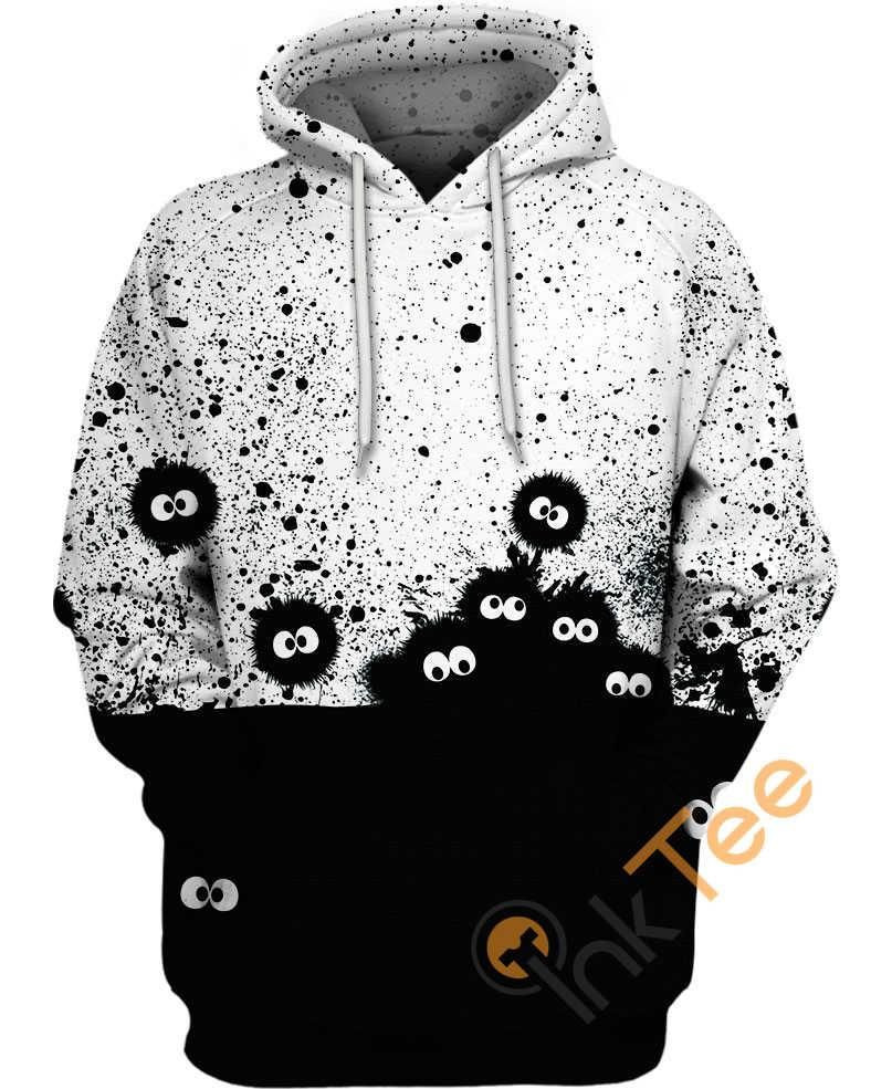 Susuwatari Black White Amazon Hoodie 3D Size S to 5XL