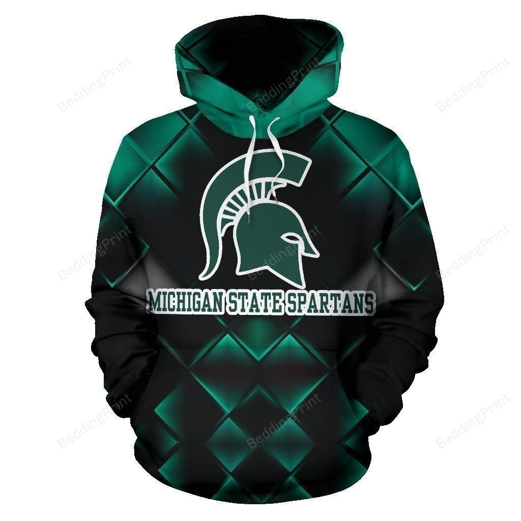 Ncaa- Michigan State Spartans 3d Hoodie Style 04