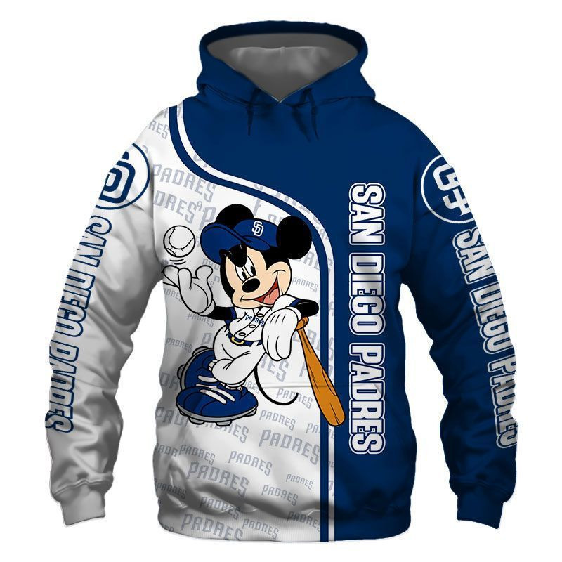 Mlb- San Diego Padres 3d Hoodie Style 06