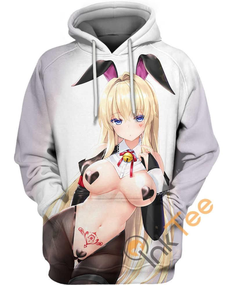 Sexy White Rabbit Amazon Hoodie 3D Size S to 5XL