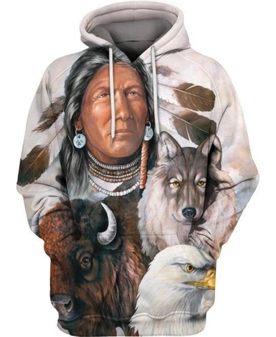 Native American Hoodie Bt02 #17716