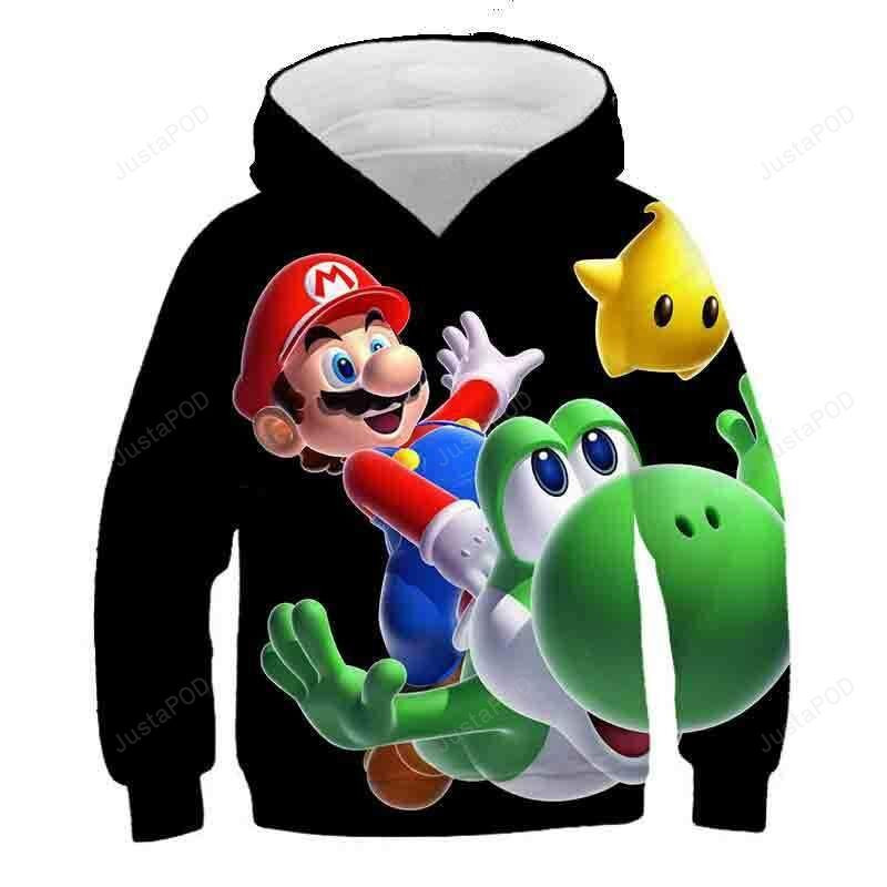 Super Mario 3D All Over Print Hoodie, Zip-up Hoodie