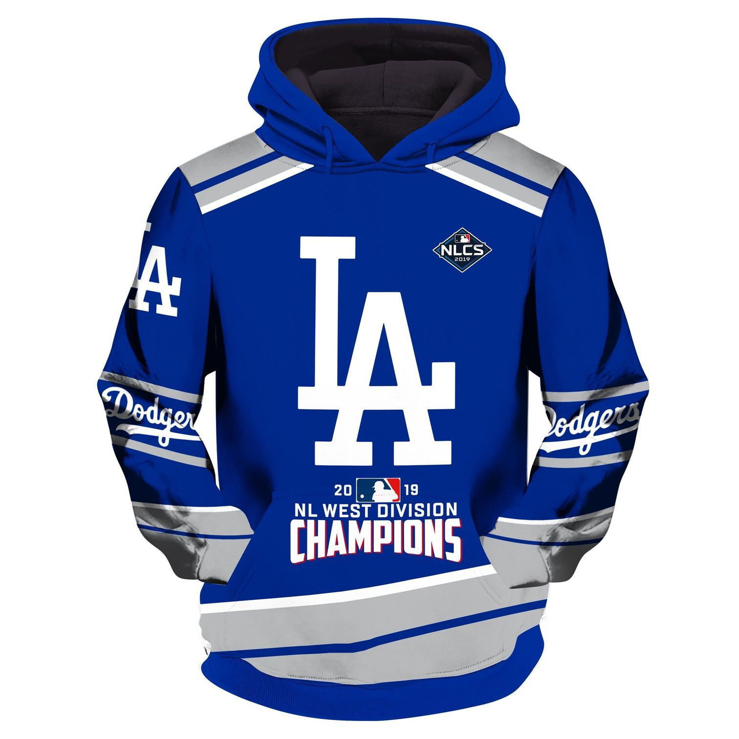 Mlb- Los Angeles Dodgers 3d Hoodie Style 12