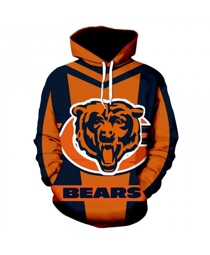 Chicago Bears 3D All Over Print Hoodie, Zip-up Hoodie