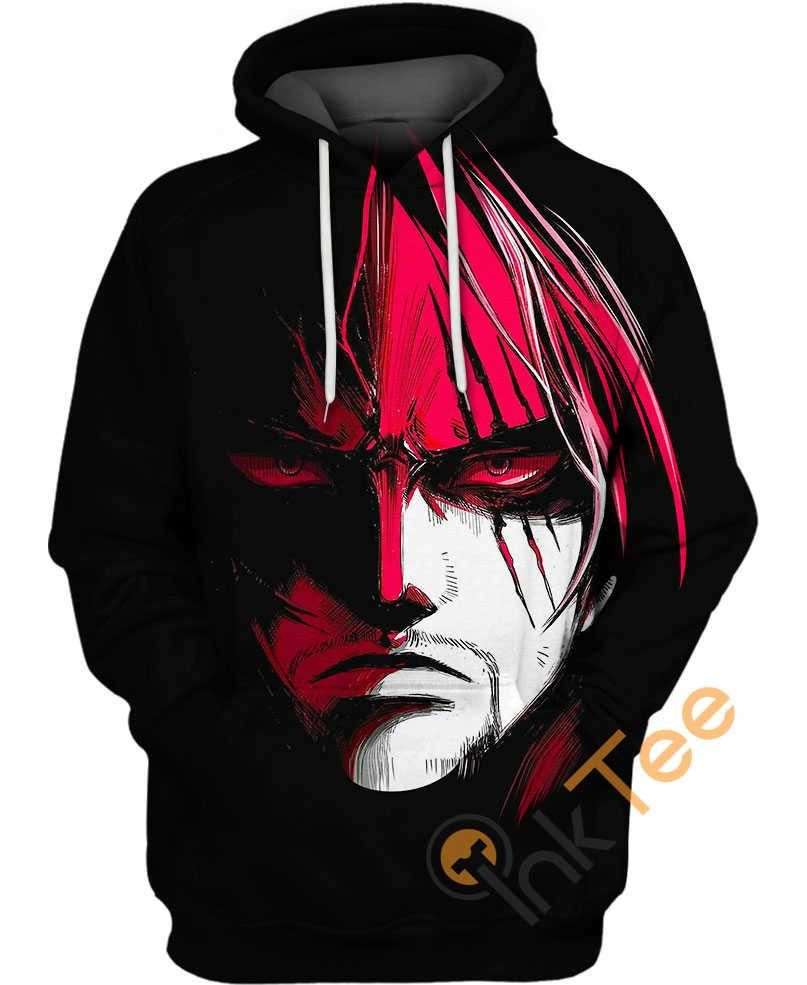 Red-Haired Shanks Amazon Hoodie 3D Size S to 5XL