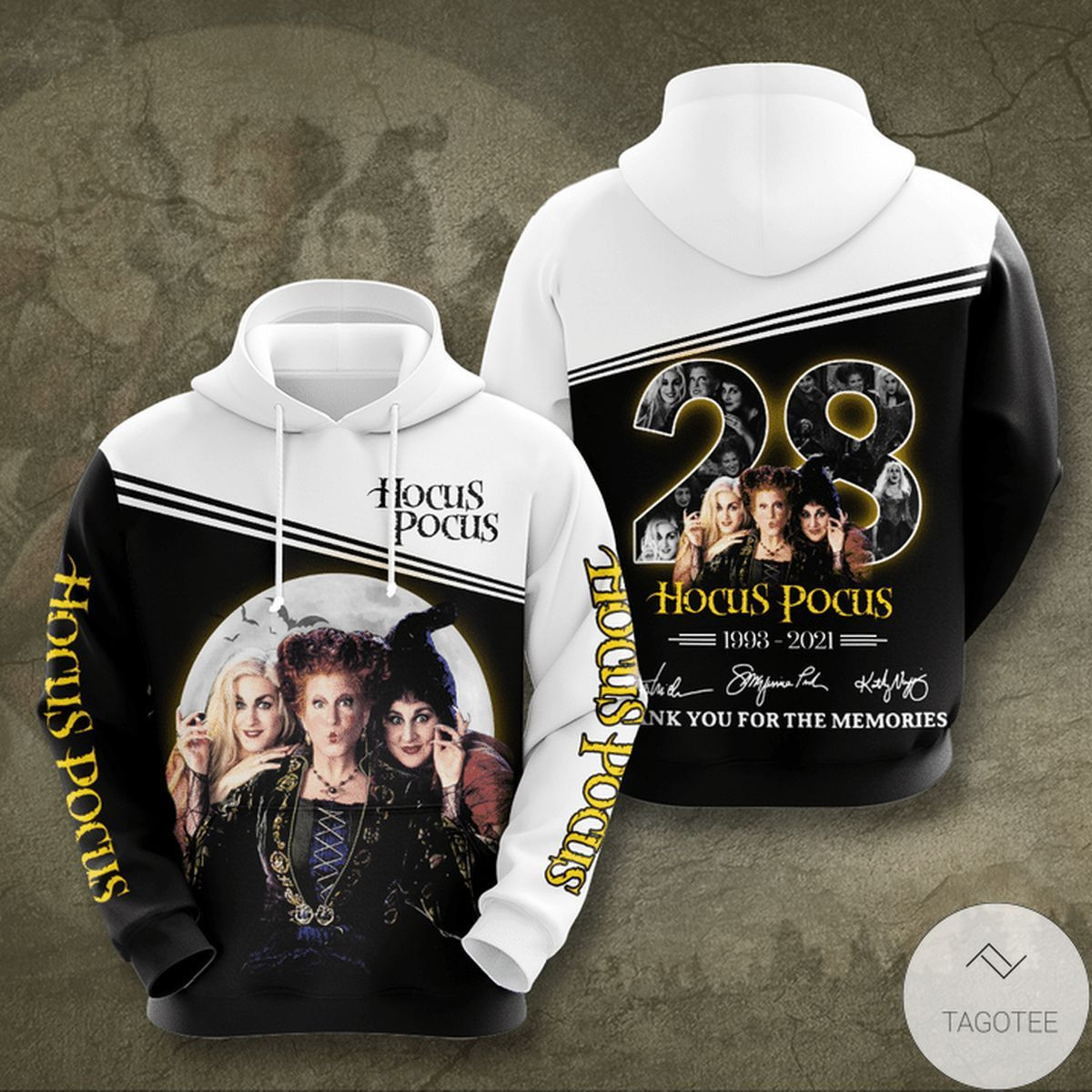 Hocus Pocus 28 Years Anniversary 3D All Over Print Hoodie, Zip-up Hoodie