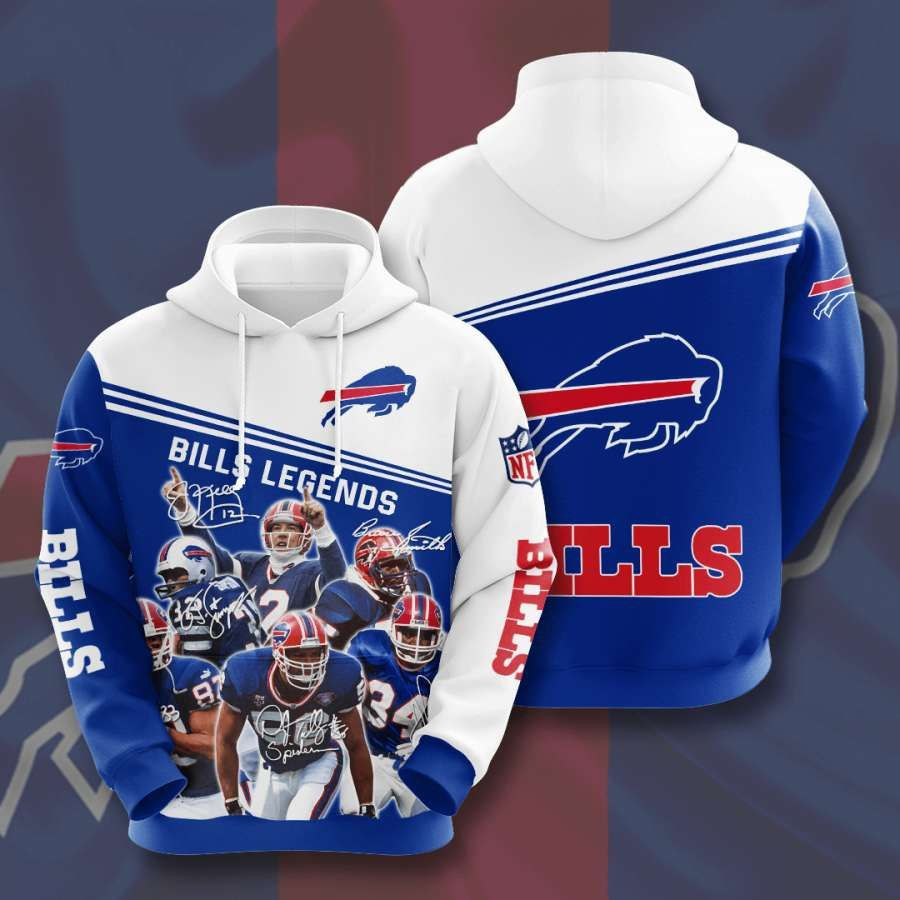 Buffalo Bills 3D All Over Print Hoodie, Zip-up Hoodie