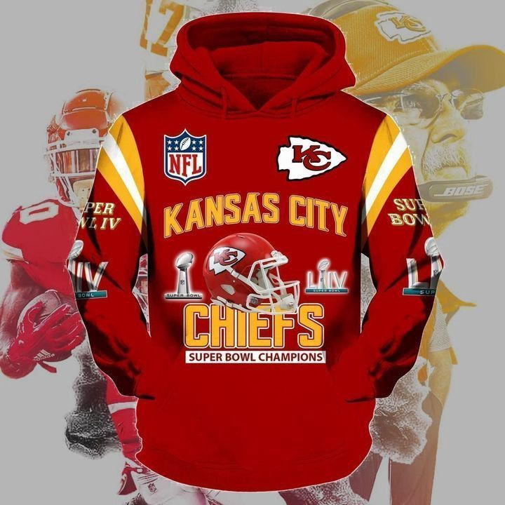 KANNAS CITY CHIEFS 3D Hoodie For Men For Women All Over Printed Hoodie