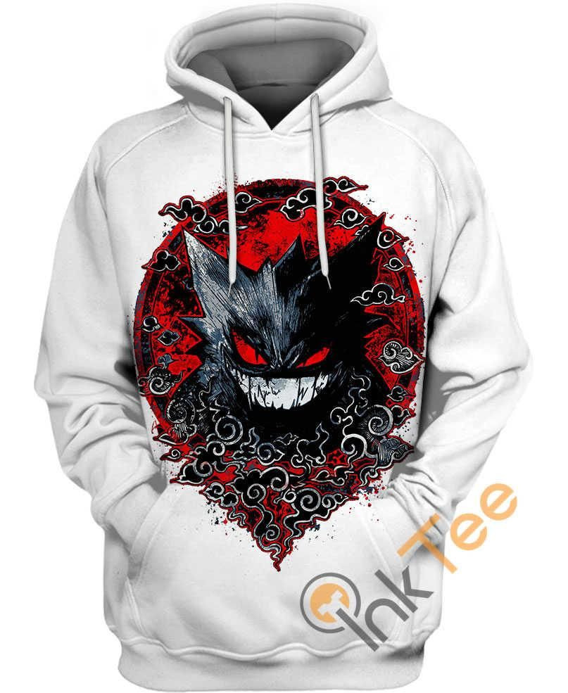 Gengar Red Shadow Amazon Hoodie 3D Size S to 5XL