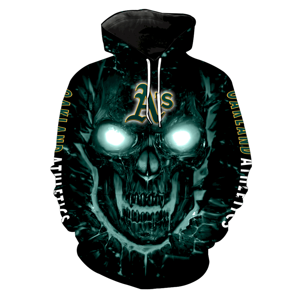 Oakland Athletics All Over Print V1196 Hoodie Zipper