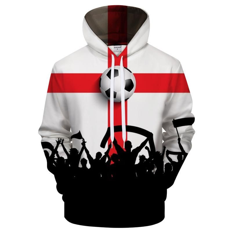 England Fans 3D All Over Print Hoodie, Zip-up Hoodie