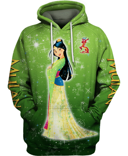 Mulan Magic Castle Exclusive Collection 3D Hoodie Sweatshirt