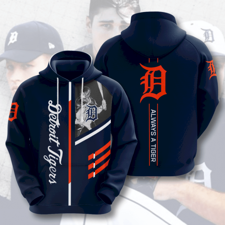 MLB Detroit Tigers 3D All Over Printed Hoodie