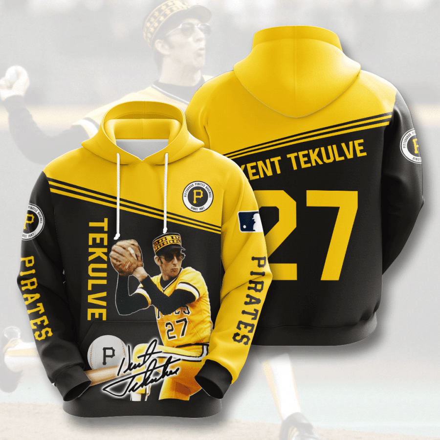 Mlb- Pittsburgh Pirates 3d Hoodie Style 04