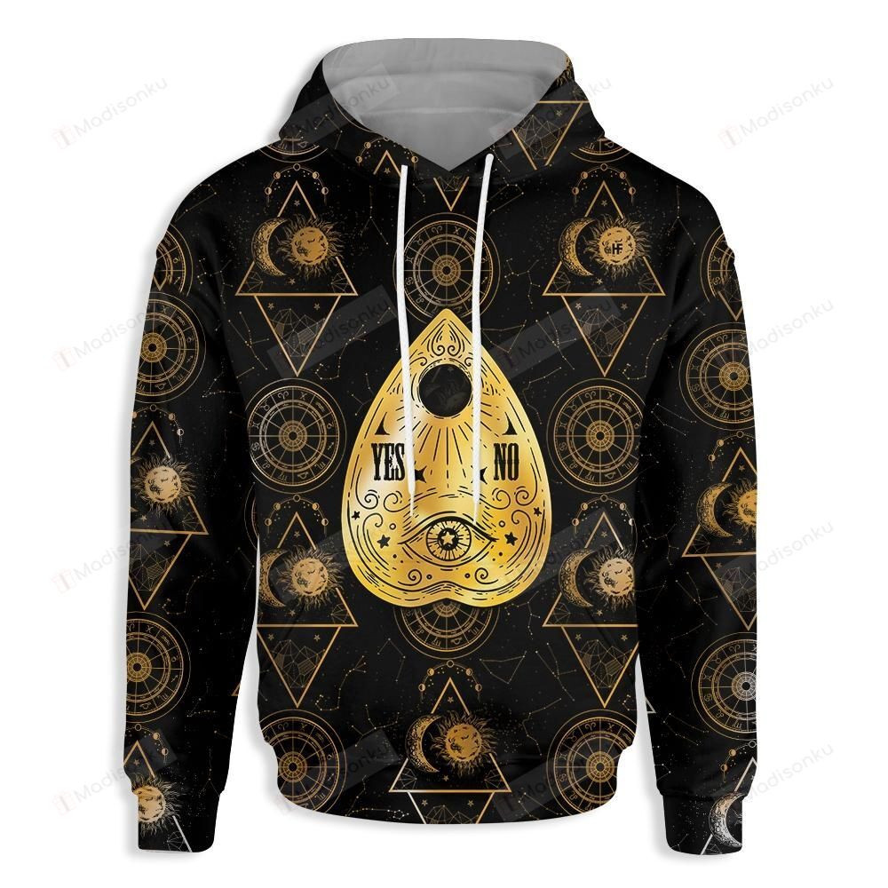 Ouija Third Eye Wicca For Unisex 3D All Over Print Hoodie, Zip-up Hoodie