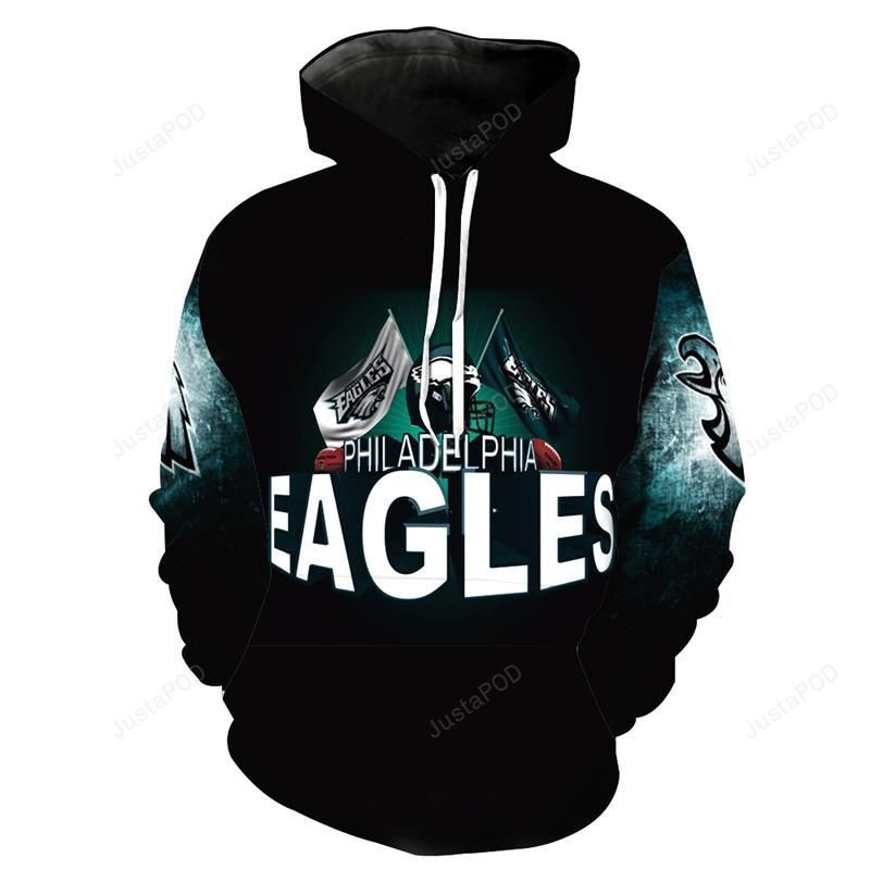 Philadelphia Eagle 3D All Print Hoodie, Zip- Up Hoodie