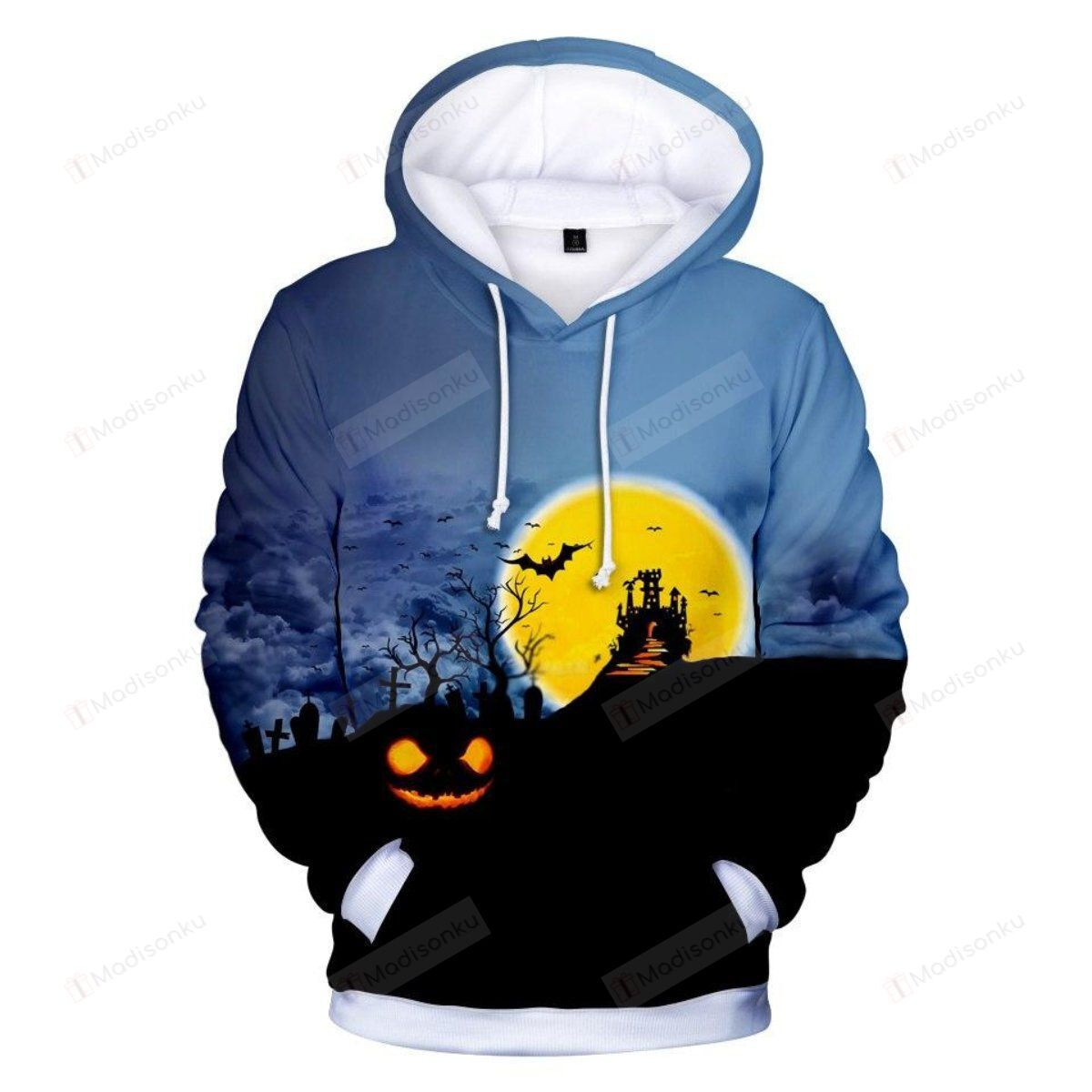 Midnight Castle  3D All Over Print Hoodie, Zip-up Hoodie