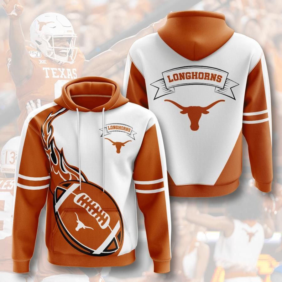 Texas Longhorns No1952 Custom Hoodie 3D