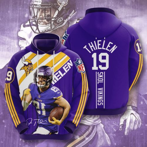 Amazon Sports Team Nfl Minnesota Vikings Hoodie 3D