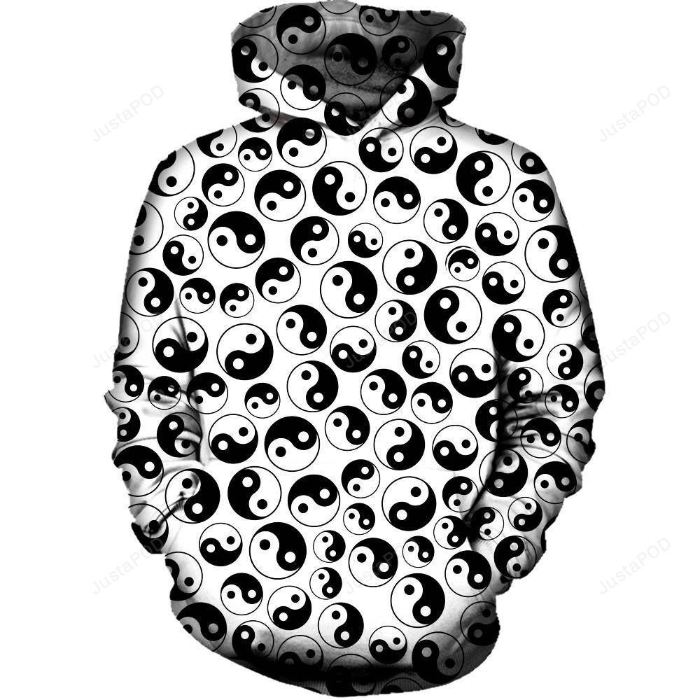 The Yin And The Yang 3D All Over Printed Hoodie, Zip- Up Hoodie