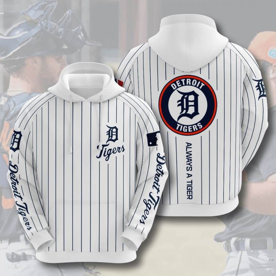 Sports Baseball Mlb Detroit Tigers Usa 486 Hoodie 3D