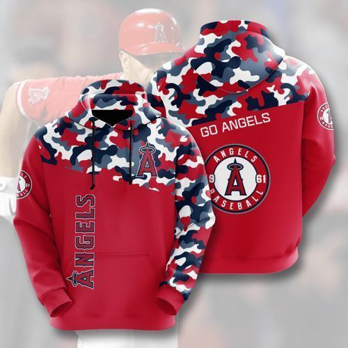 Amazon Sports Team Los Angeles Angels Camo No864 Hoodie 3D