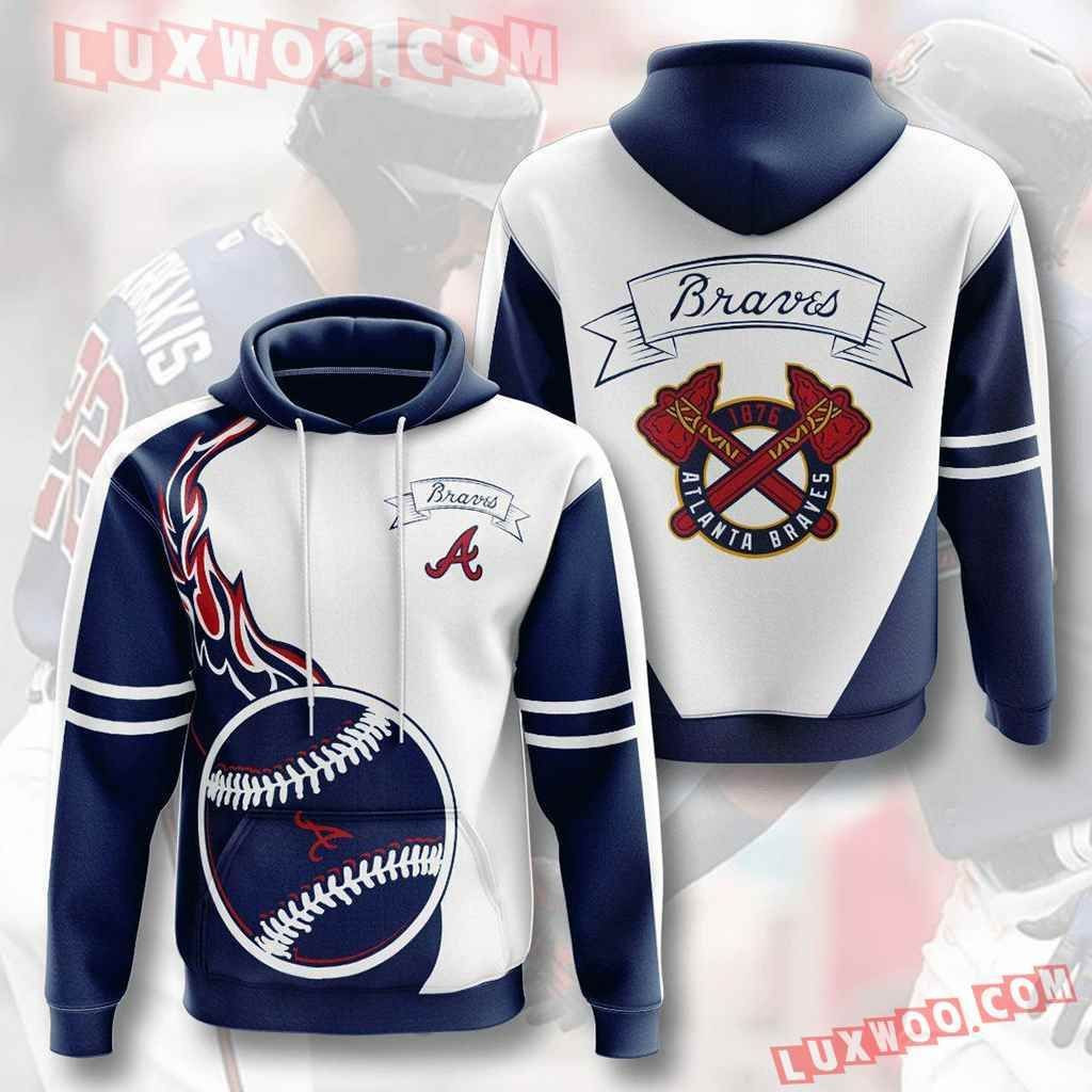 Mlb Atlanta Braves 3d Hoodie 2021