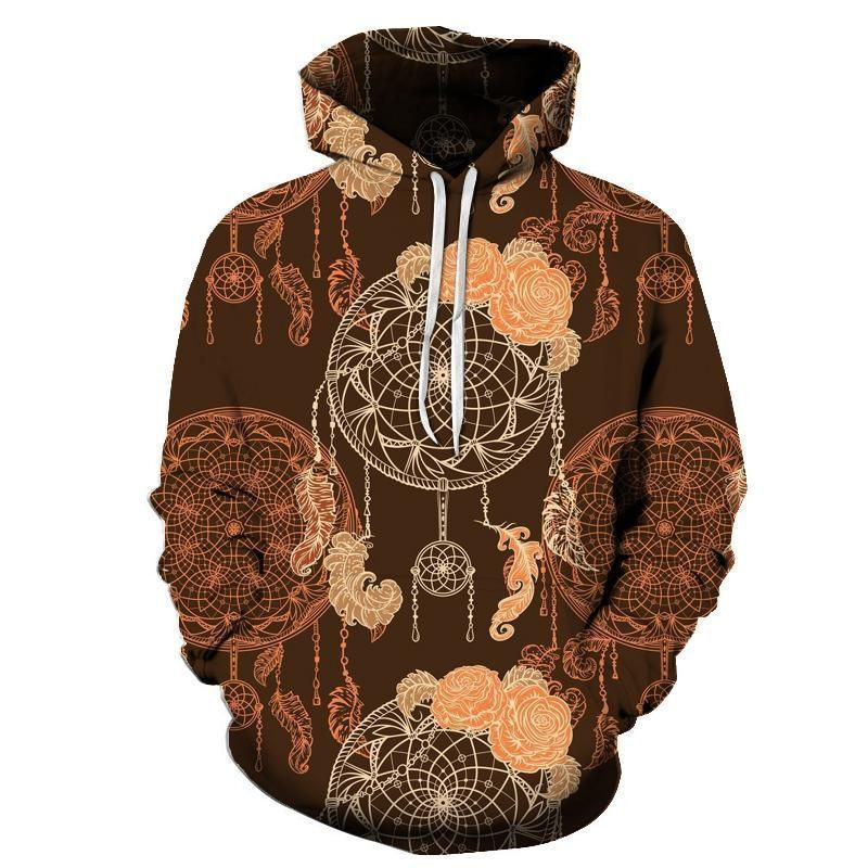 Flower Native American Hoodie BT04