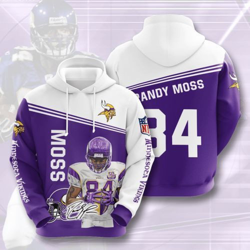 Amazon Sports Team Nfl Minnesota Vikings Hoodie 3D