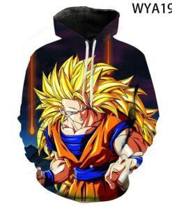 Dragon Ball 3D All Print Hoodie, Zip- Up Hoodie