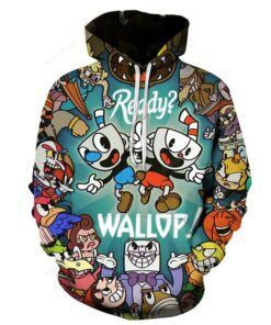 Harajuku 3D All Print Hoodie, Zip- Up Hoodie