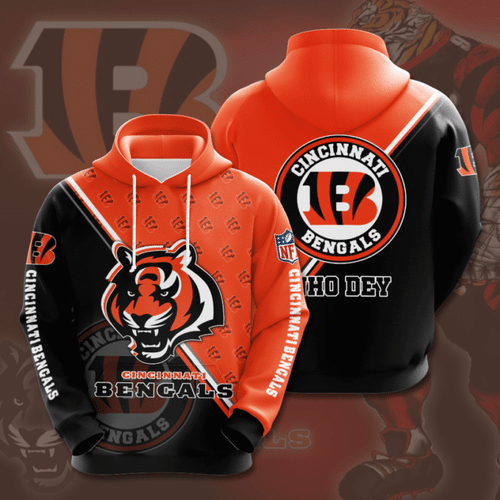 Cincinnati Bengals All Over Printed Hoodie