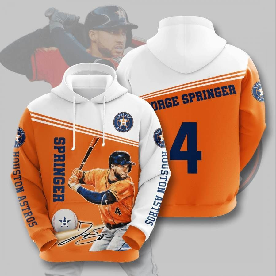 Sports Baseball Mlb Houston Astros Usa 498 Hoodie 3D