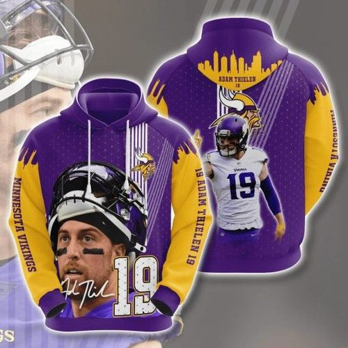 Amazon Sports Team Nfl Minnesota Vikings No396 Hoodie 3D